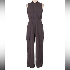 Athleta Women's Black Cargo Jumpsuit
